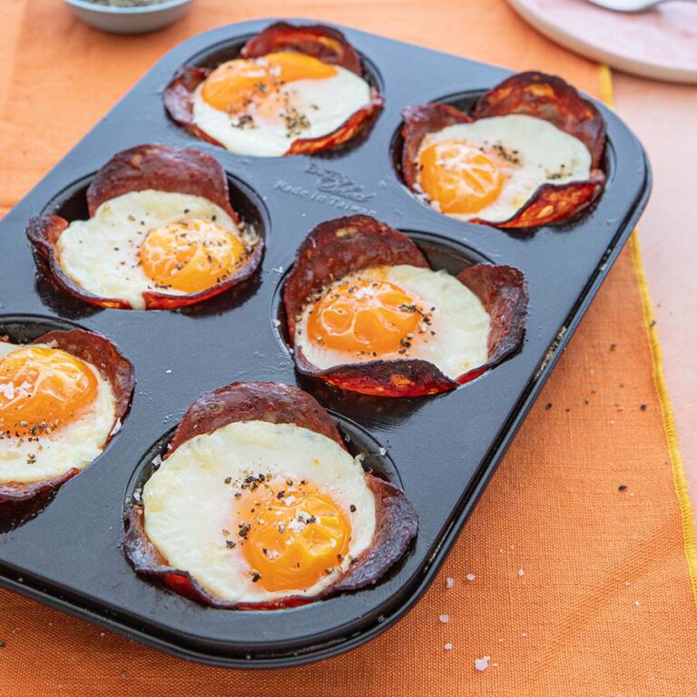 Air Fryer Chorizo Egg Cups