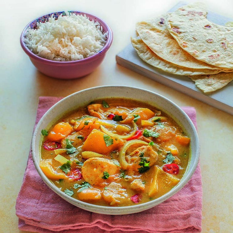 Slow Cooker Mango Chicken Curry