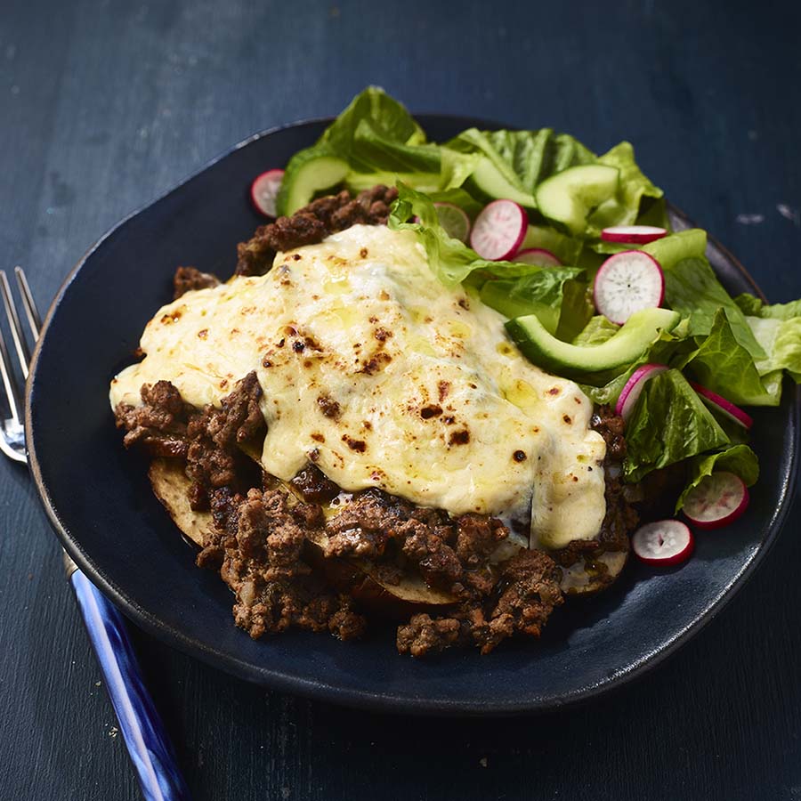 Slow Cooker Rich Moussaka-inspired Lasagne