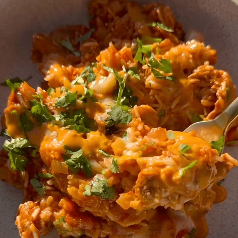 Slow Cooker Cheesy Beef Taco Rice