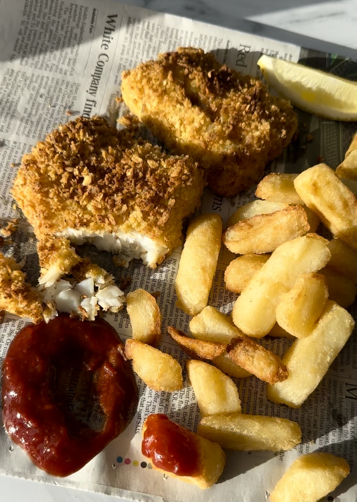 airfryer fish and chips