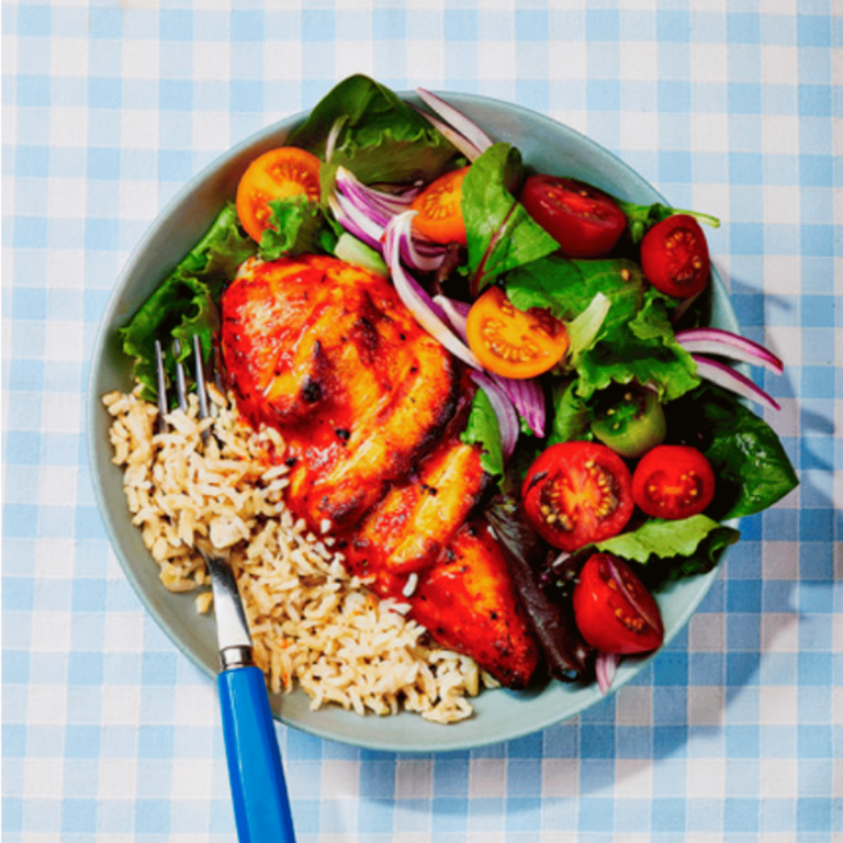 Air Fryer Honey Halloumi Sriracha Chicken