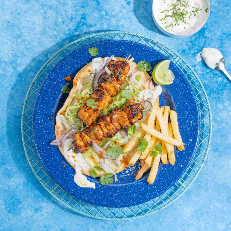Air Fryer Chicken Tikka Kebabs