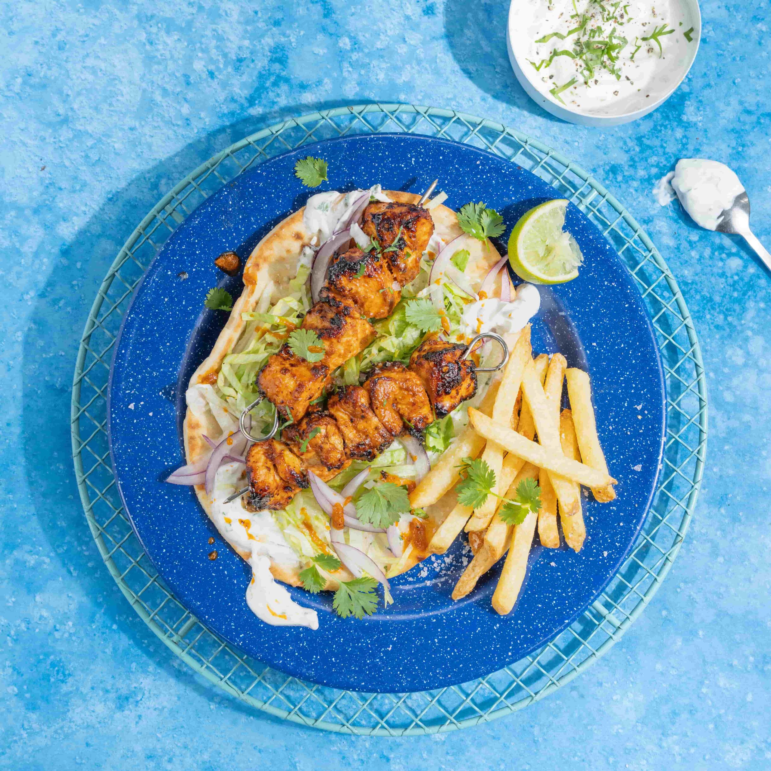 Air Fryer Chicken Tikka Kebabs