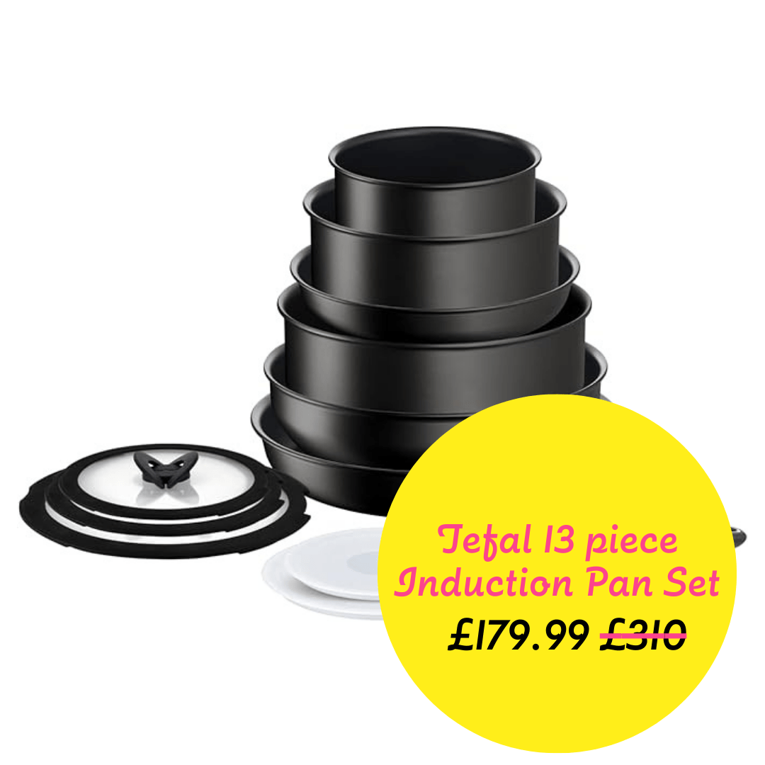 tefal 13 piece pan set amazon prime day