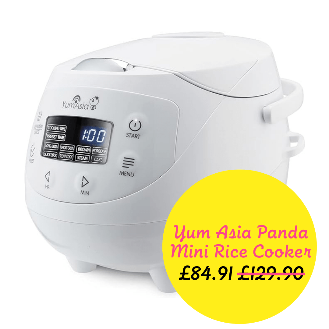 Yum Asia Panda Mini Rice Cooker With Ninja Ceramic Bow