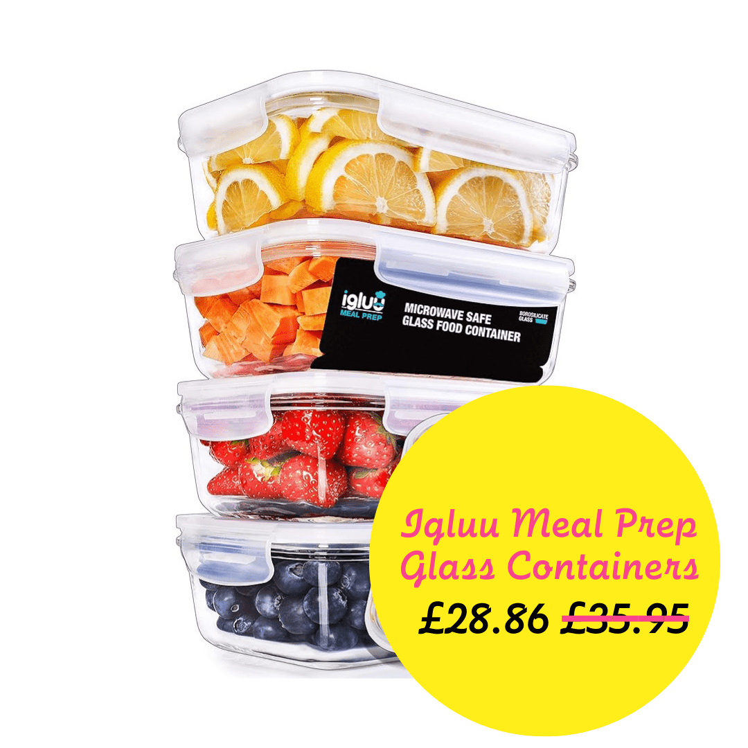 Igluu Meal Prep Glass Containers with Lids