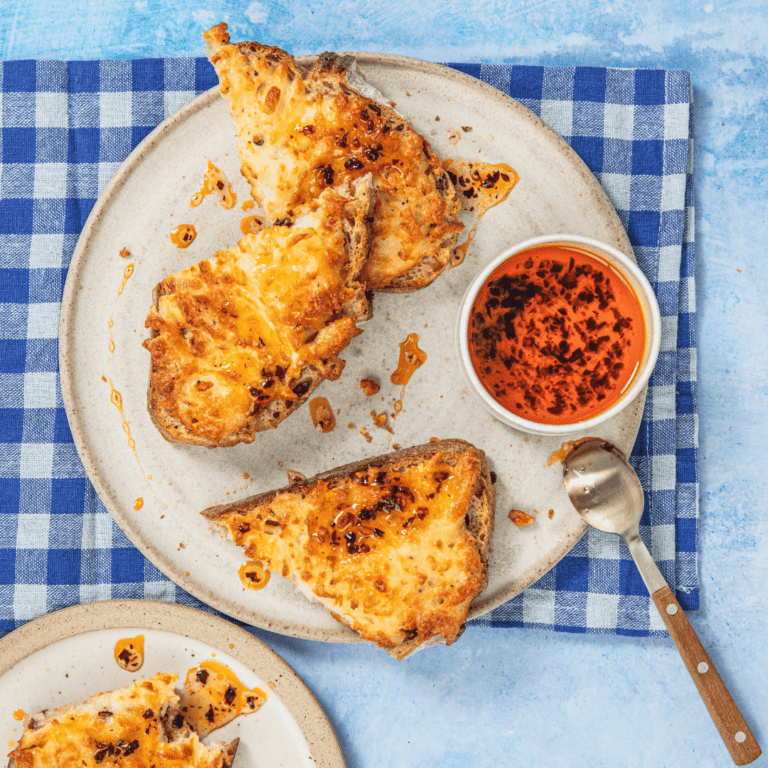 Air Fryer Halloumi Toast