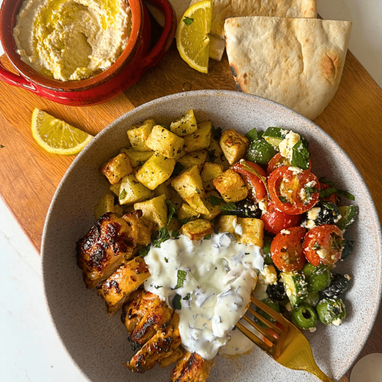 Air Fryer Greek Gyro Bowls