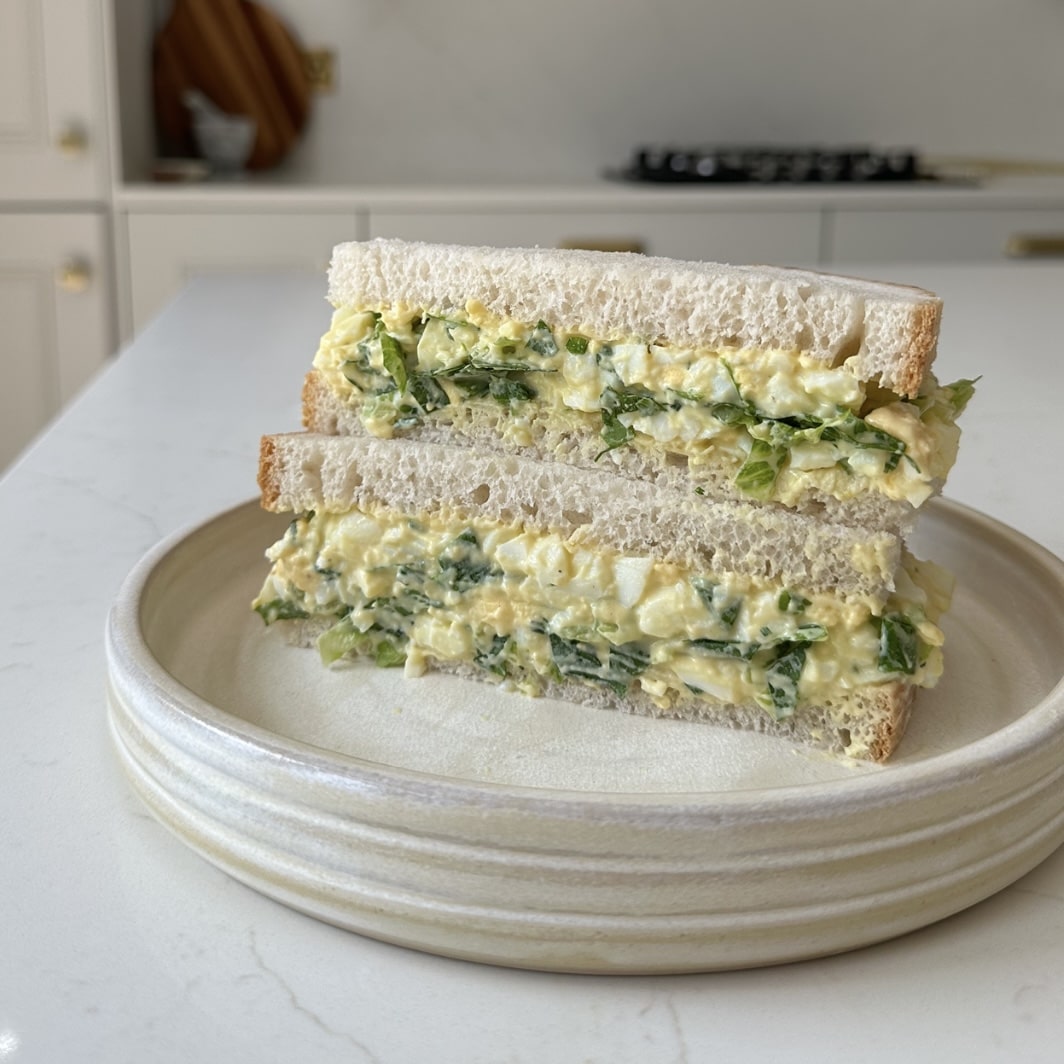 Irish Egg & Onion Sandwiches