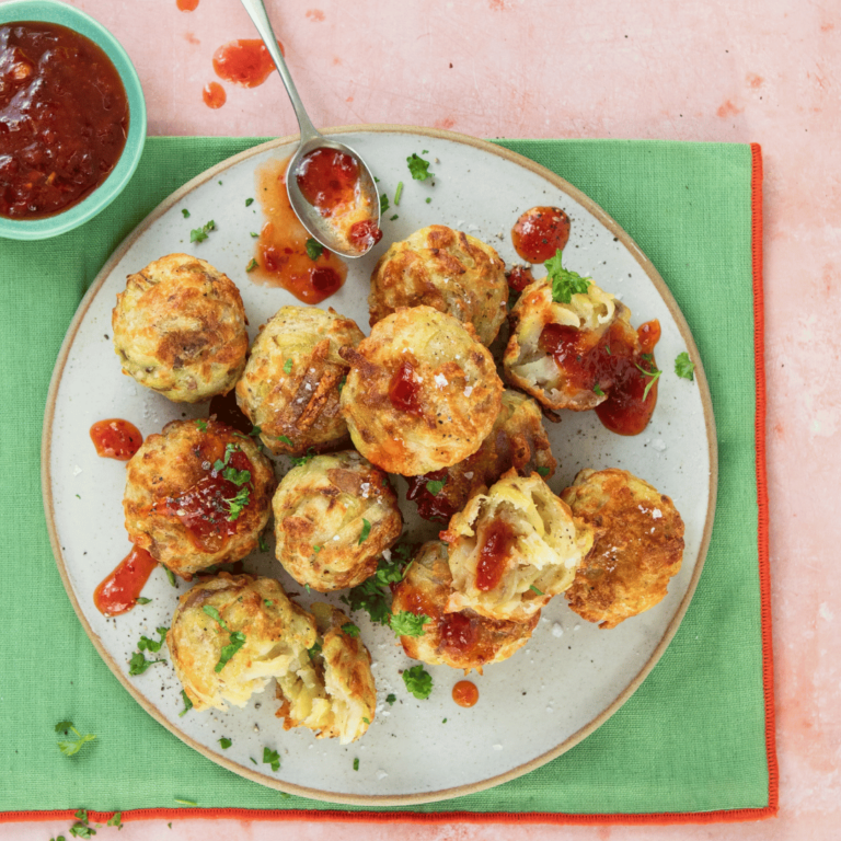 Air Fryer Halloumi Potato Tots