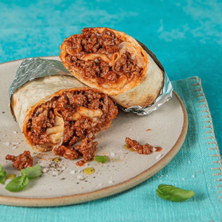 Air Fryer Lasagne Burritos