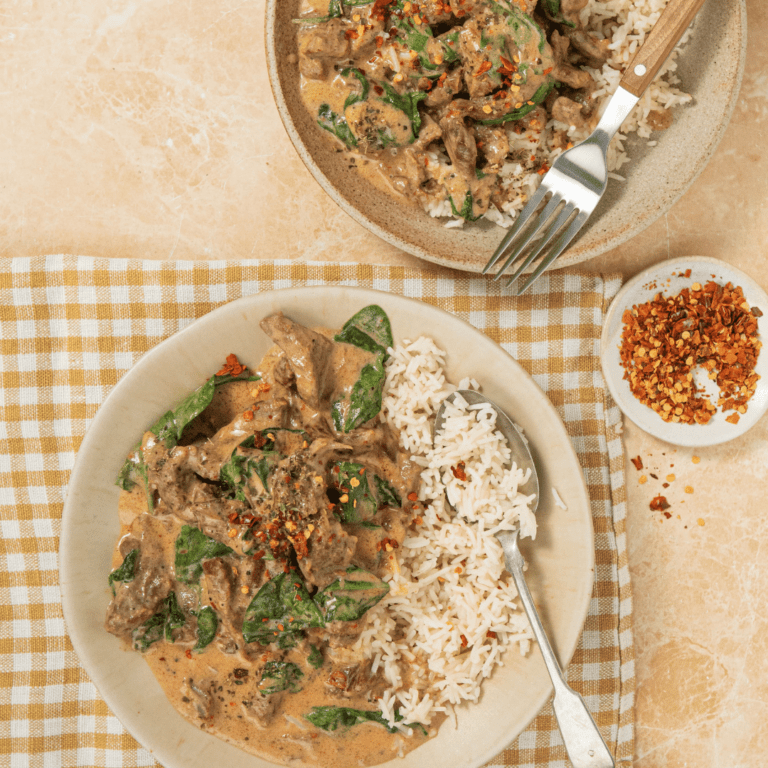 Slow Cooker Creamy Garlic Pepper Beef