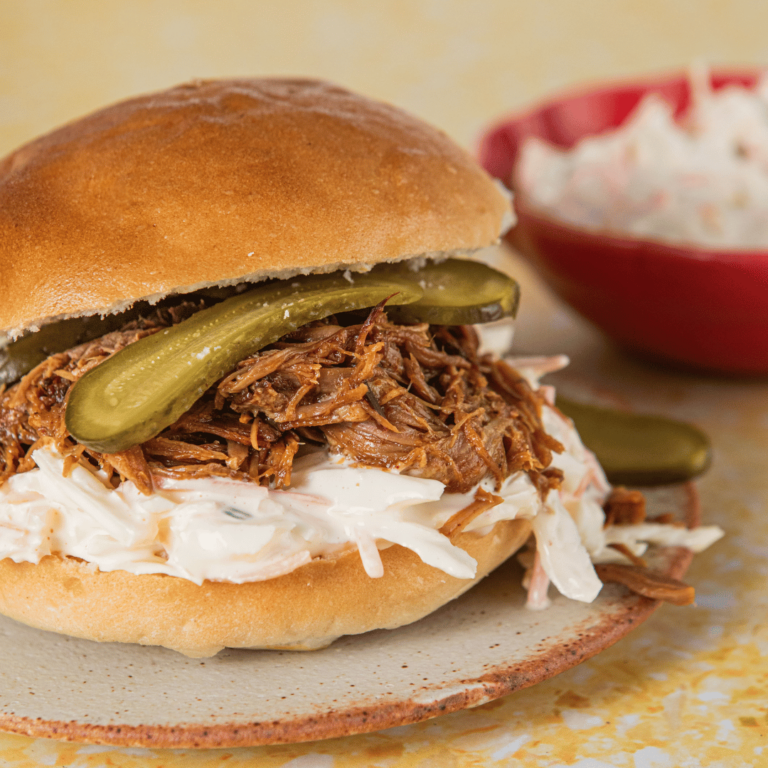 Slow Cooker Sticky BBQ Pulled Pork