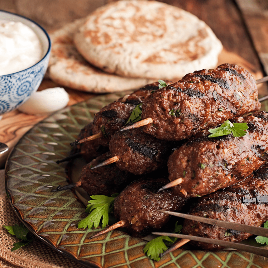 Air Fryer Kofta Kebabs | Bored of Lunch