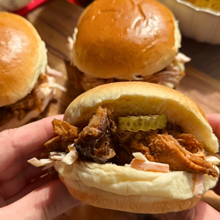 Slow Cooker Sticky BBQ Pulled Pork