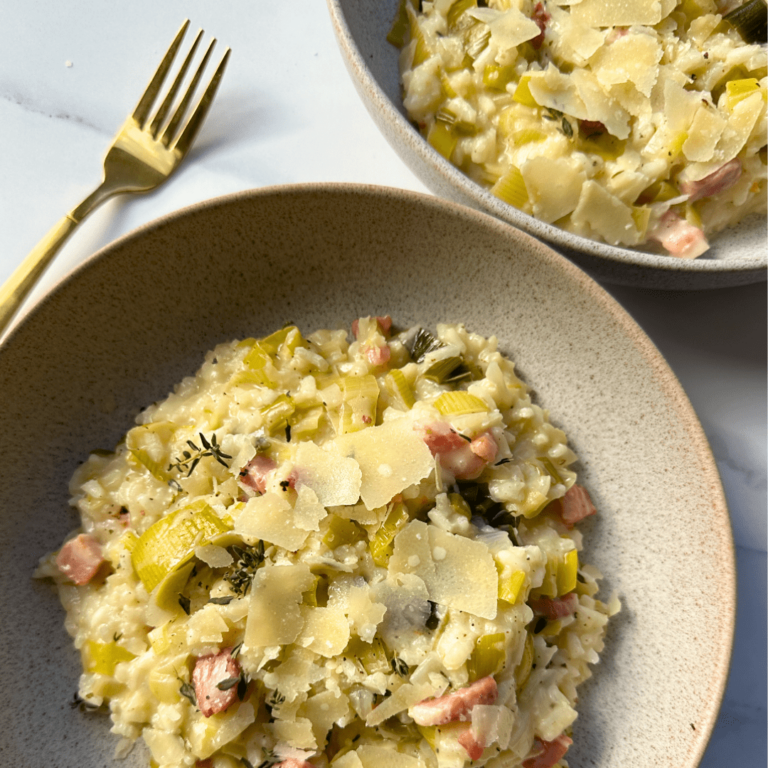 Slow Cooker Leek & Pancetta Risotto