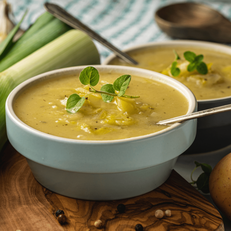 Slow Cooker Potato & Leek Soup