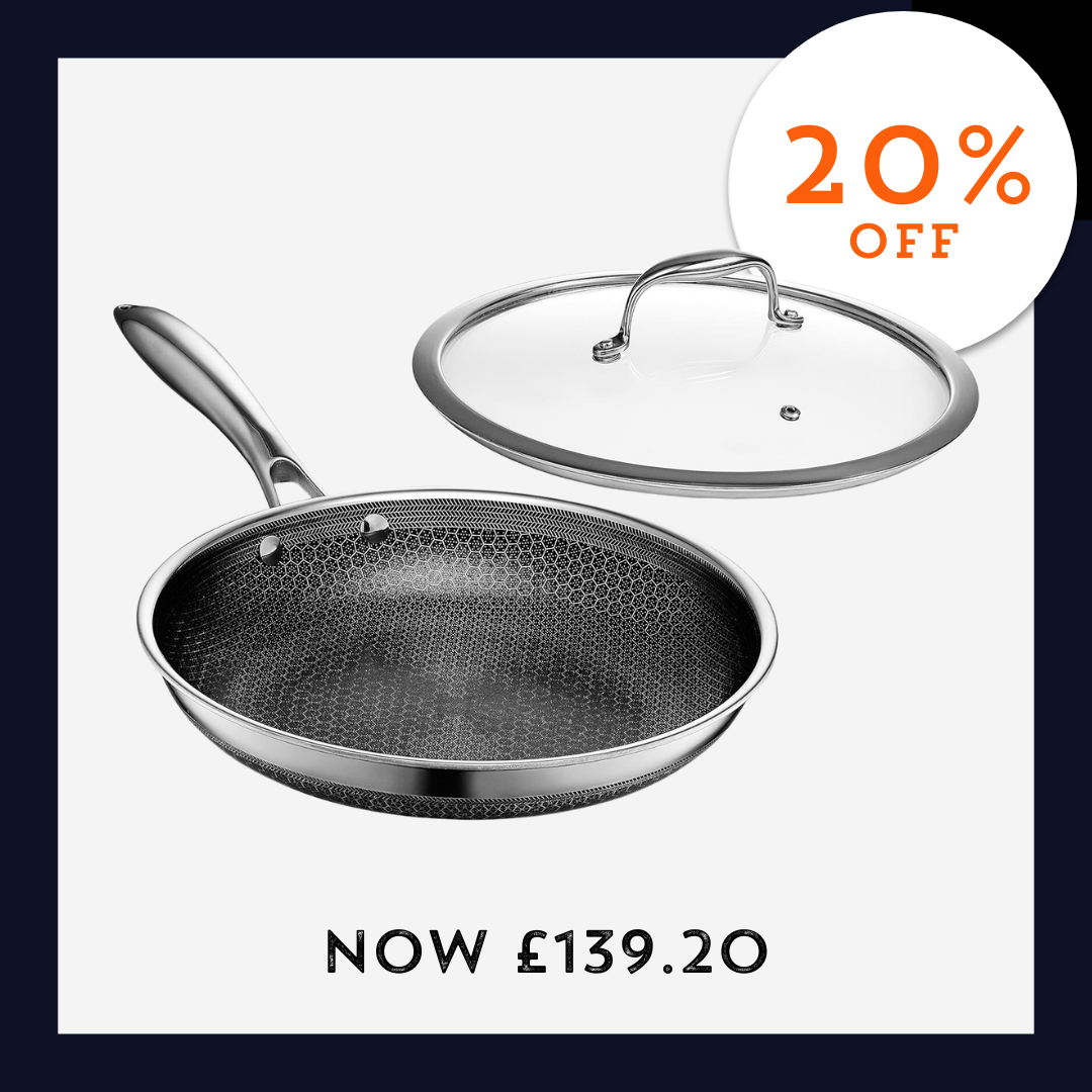 HexClad Hybrid Nonstick 25 cm Frying Pan