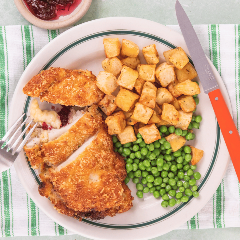 Air Fryer Cranberry & Brie Stuffed Chicken