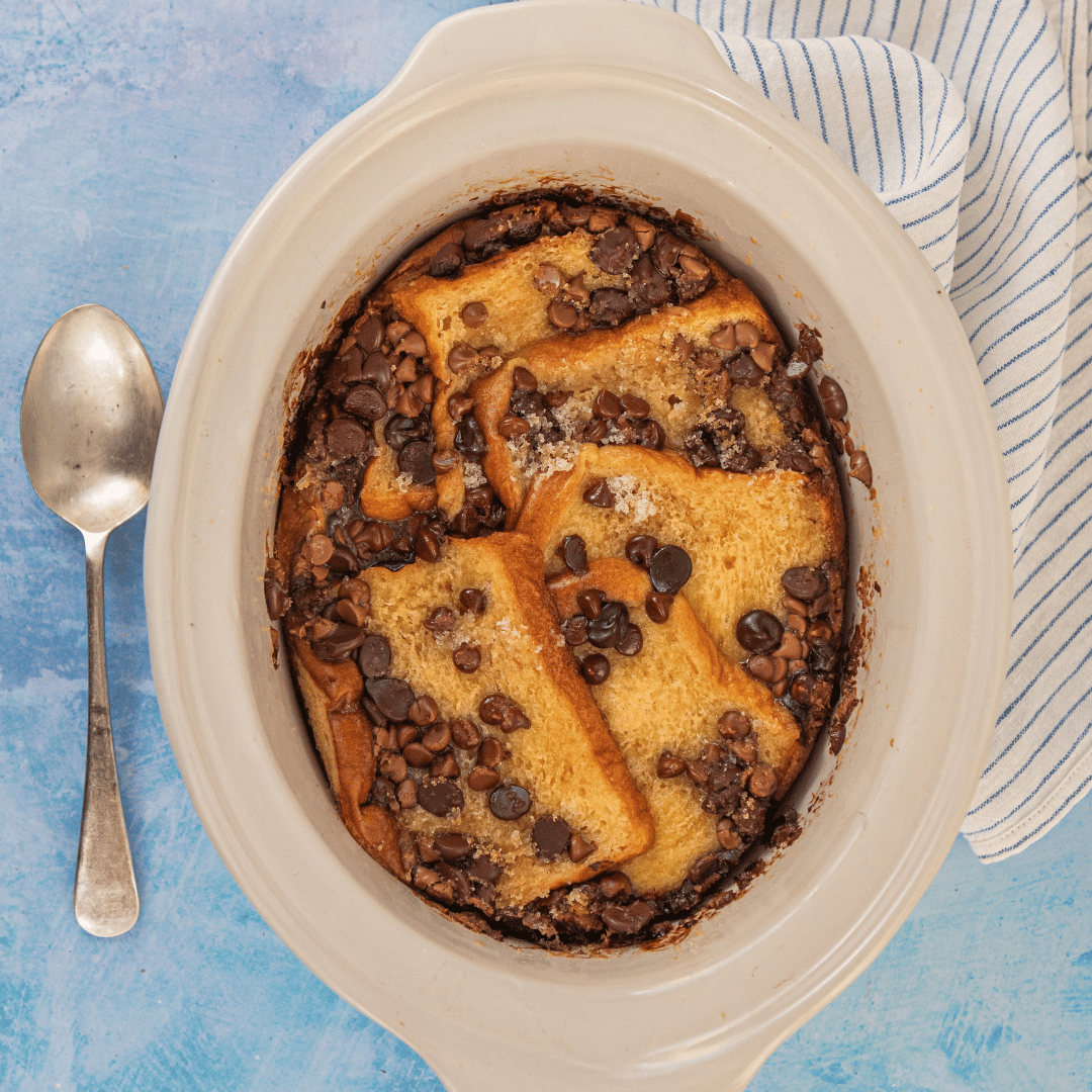 Bored of Lunch Recipes Slow Cooker Bailey's Bread & Butter Pudding