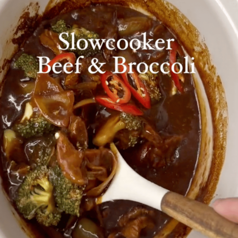 Slow Cooker Beef & Broccoli