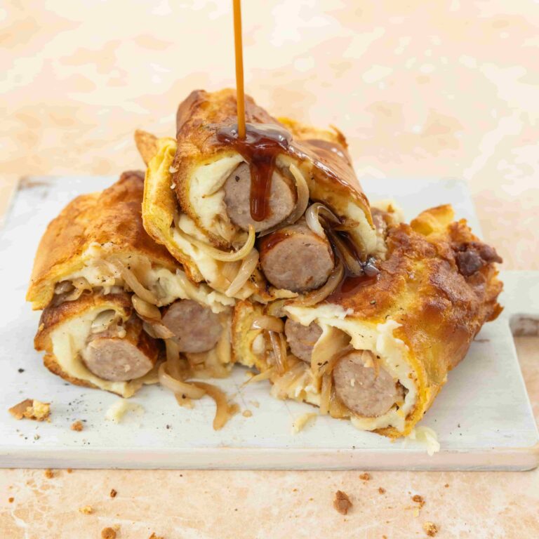 Sausage & Mash Yorkshire Pudding Wrap