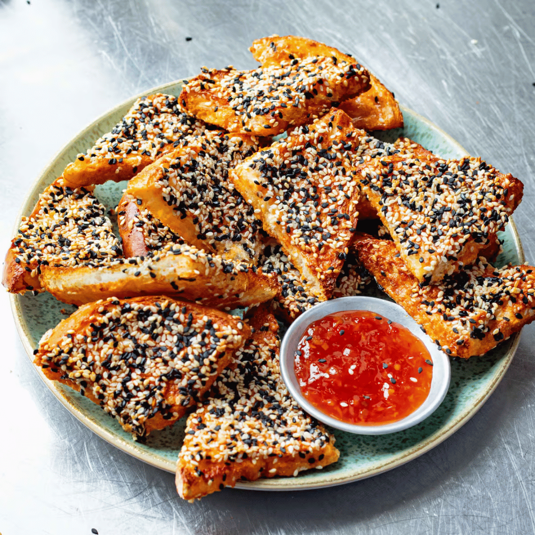 air fryer prawn toast