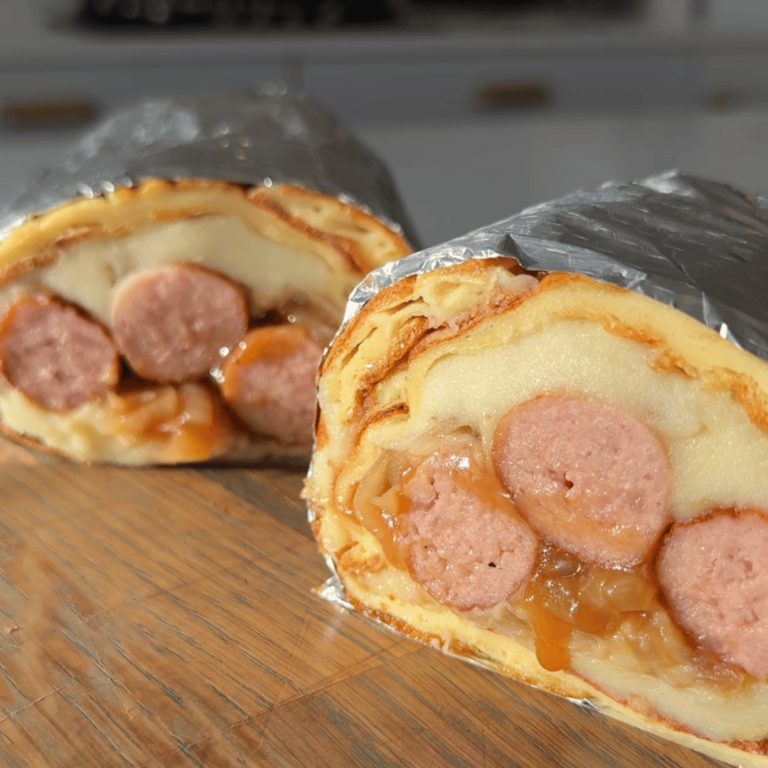 Sausage & Mash Yorkshire Pudding Wrap