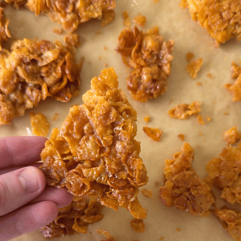 3 Ingredient Cornflake Brittle