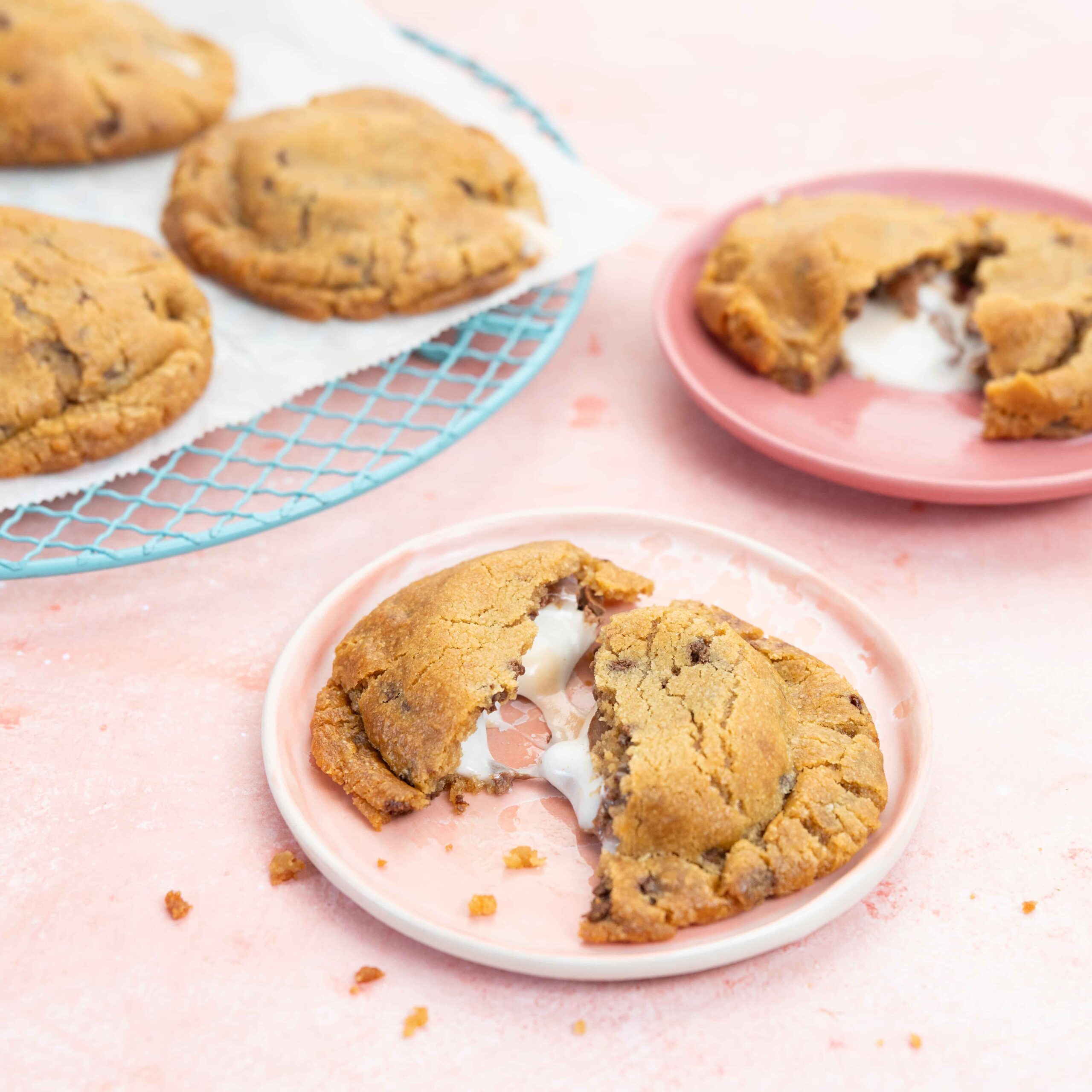 Air Fryer Dominos Creme Egg Cookies