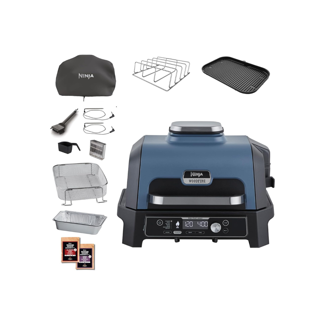 Ninja Woodfire Pro Connect XL Electric BBQ Grill & Smoker