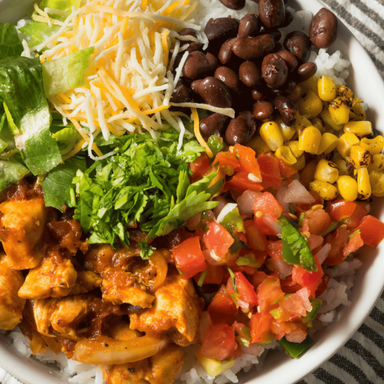 Air Fryer Smoky Tofu Burrito Bowls