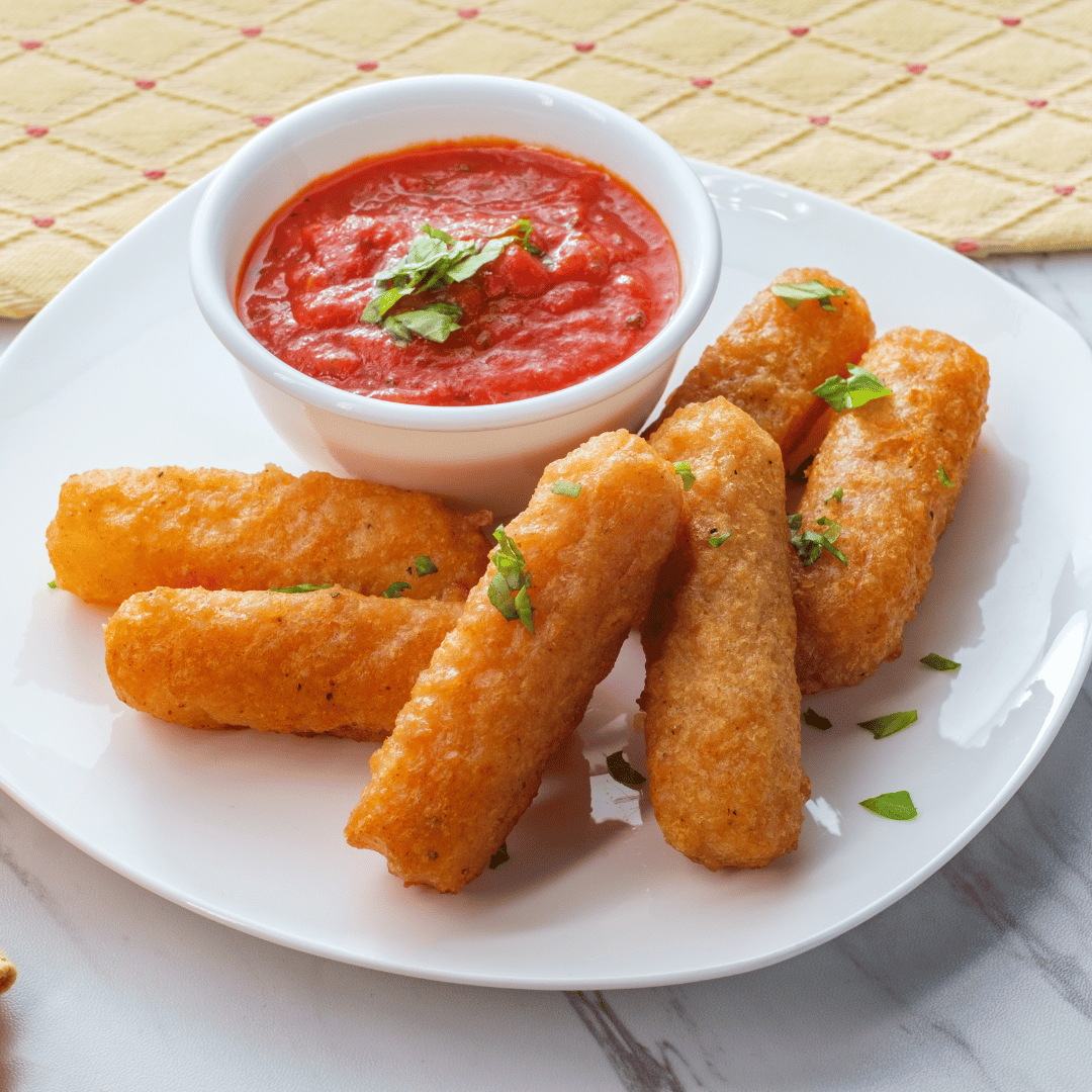 frozen mozzarella sticks in air fryer