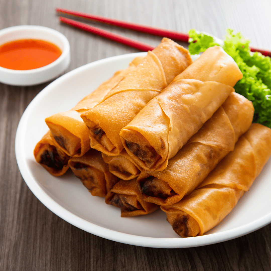 frozen spring rolls in air fryer