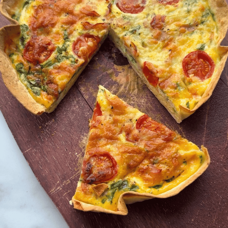 Air Fryer Cheats Quiche