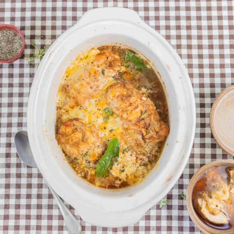 Slow Cooker French Onion Chicken