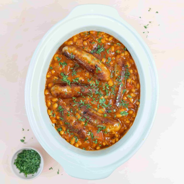 Slowcooker Sausage & Bean Casserole