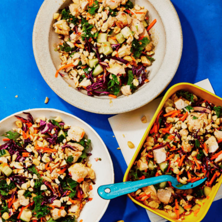 Chopped Chicken Salad with a tangy dressing