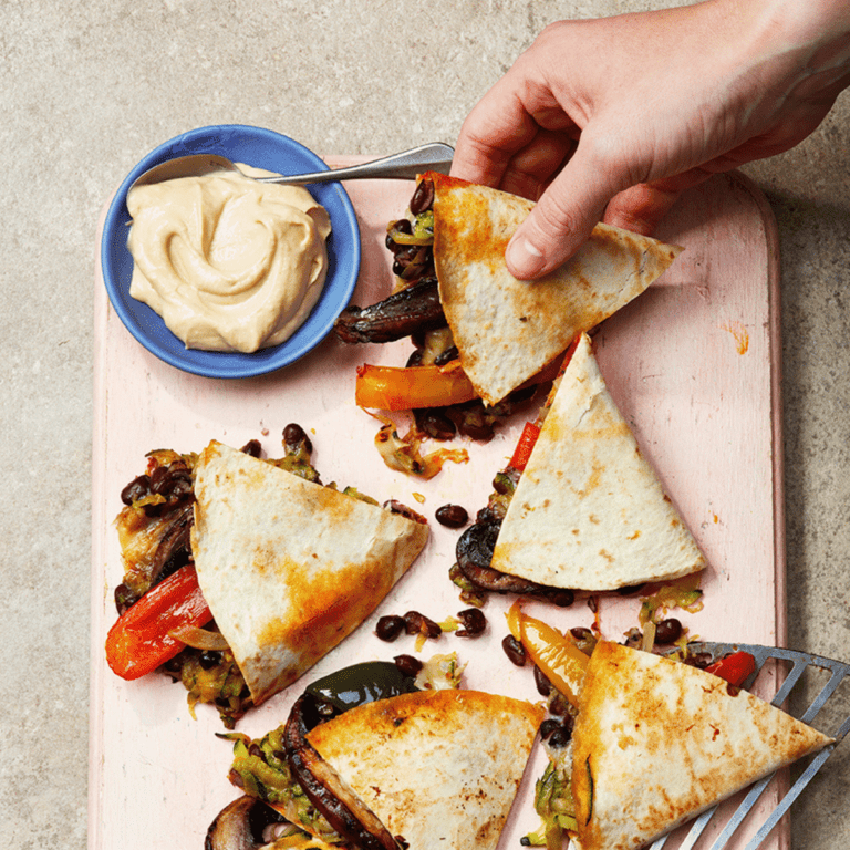 Air Fryer Veggie Quesadilla