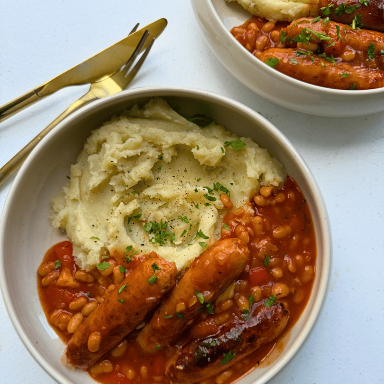 Slowcooker Sausage & Bean Casserole
