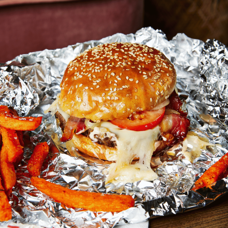 Smash Burgers & Sweet Potato Fries