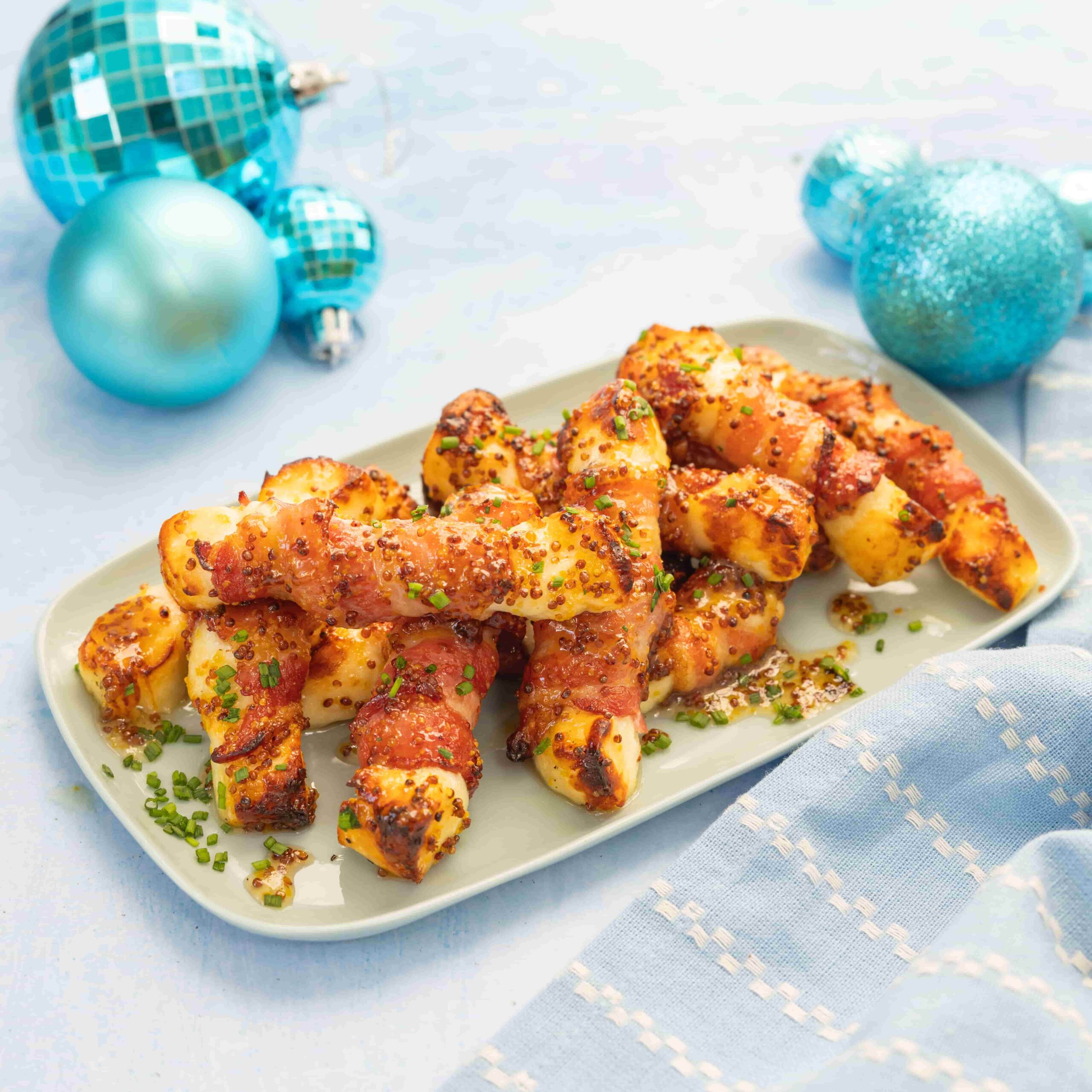bored of lunch air fryer halloumi in blankets