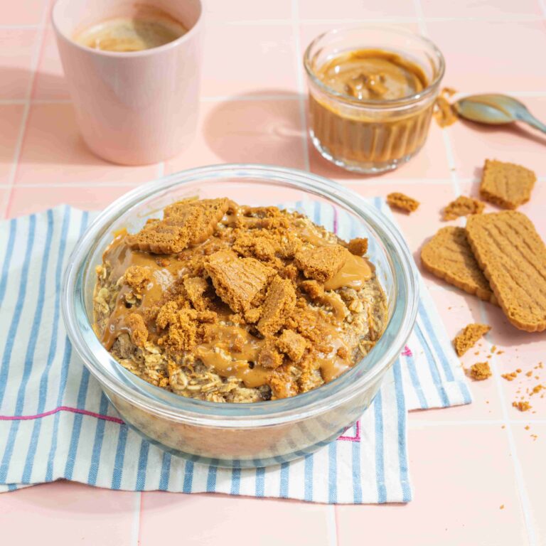 Air Fryer Biscoff Baked Oats