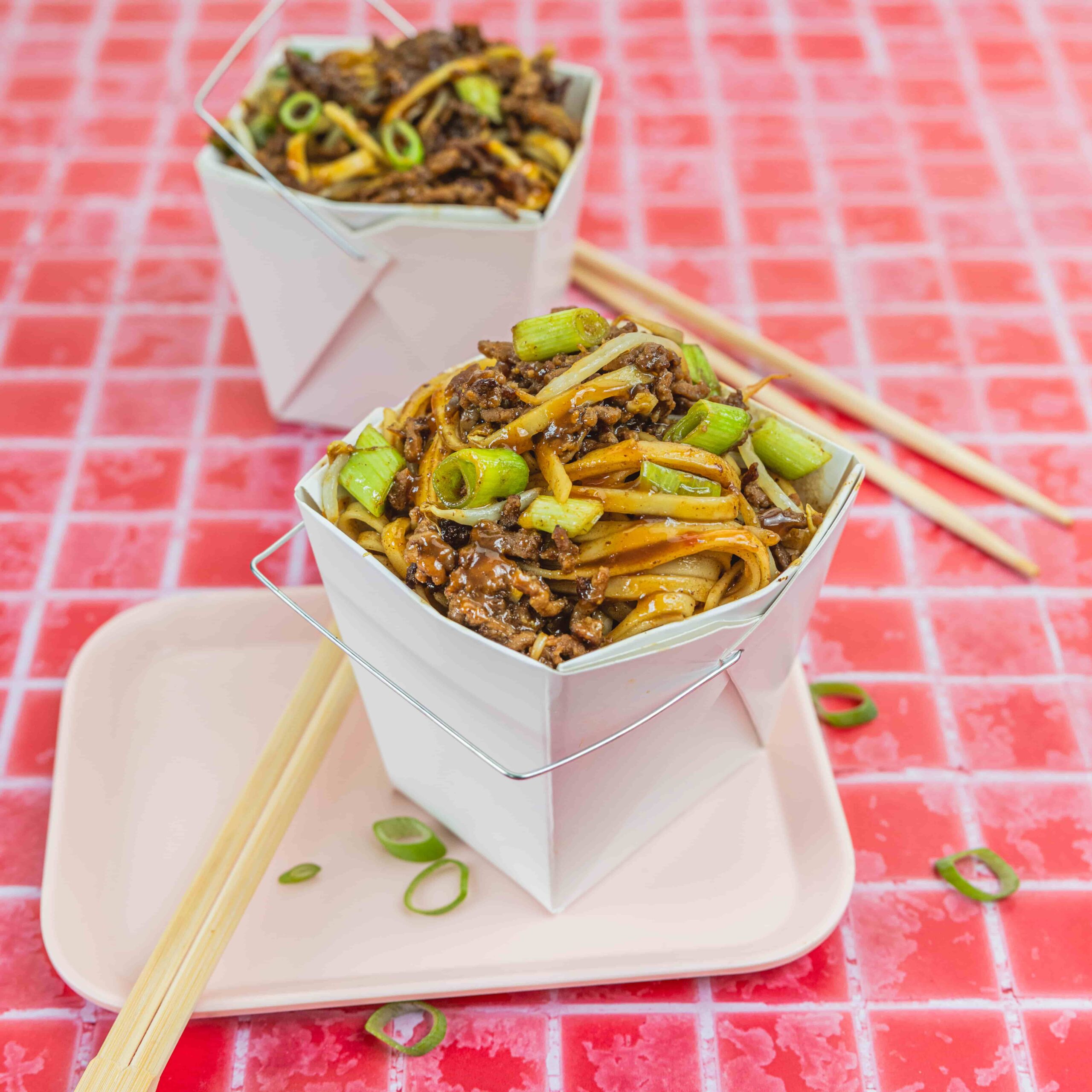 Bored of Lunch fakeaway chilli beef noodles