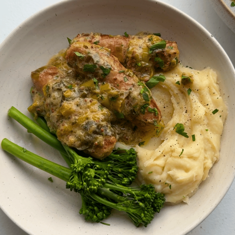 Slow Cooker Sausage & Leek Casserole