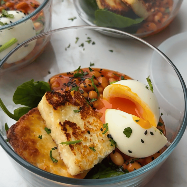 Halloumi & Egg Protein Pots