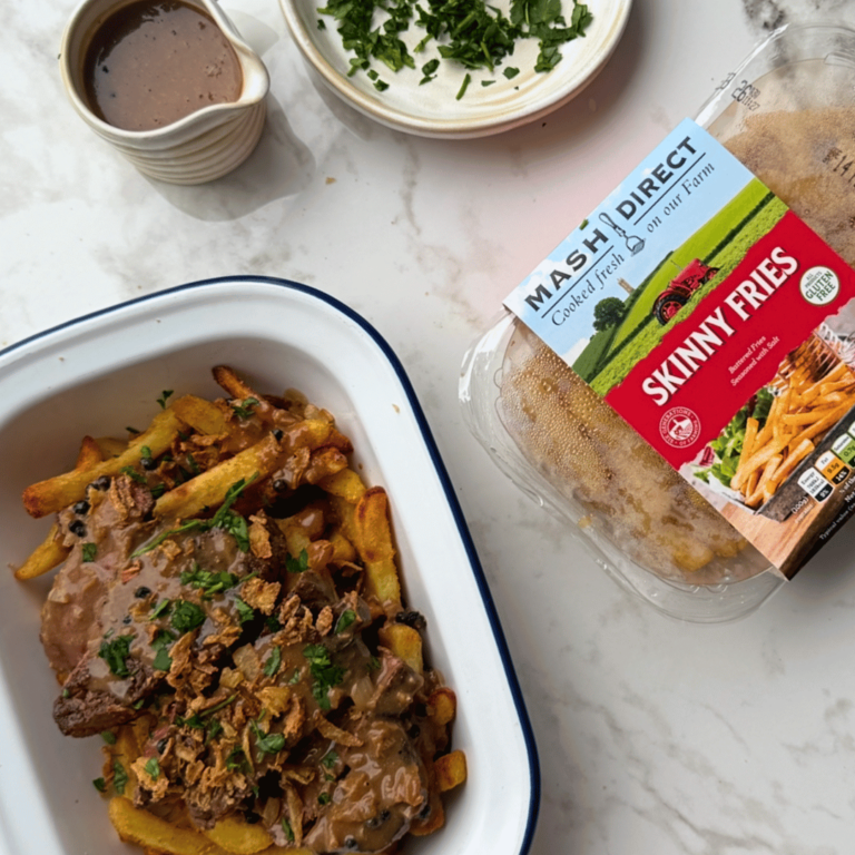 Air Fryer Peppercorn Steak & Chips