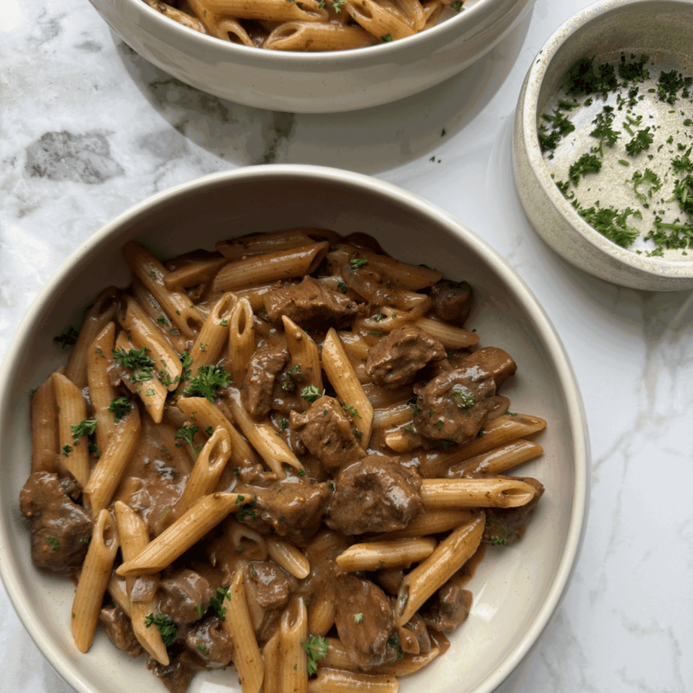 Slow Cooker Beef Stroganoff