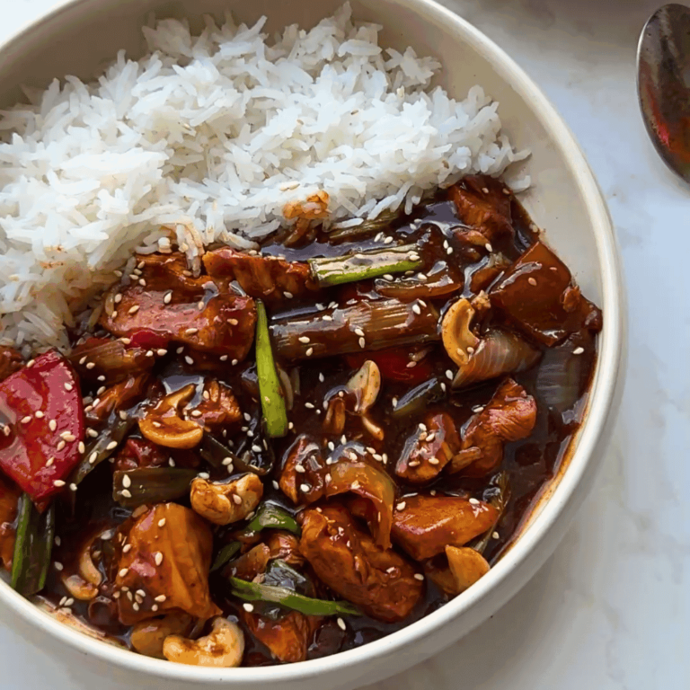 Slow Cooker Honey Cashew Chicken